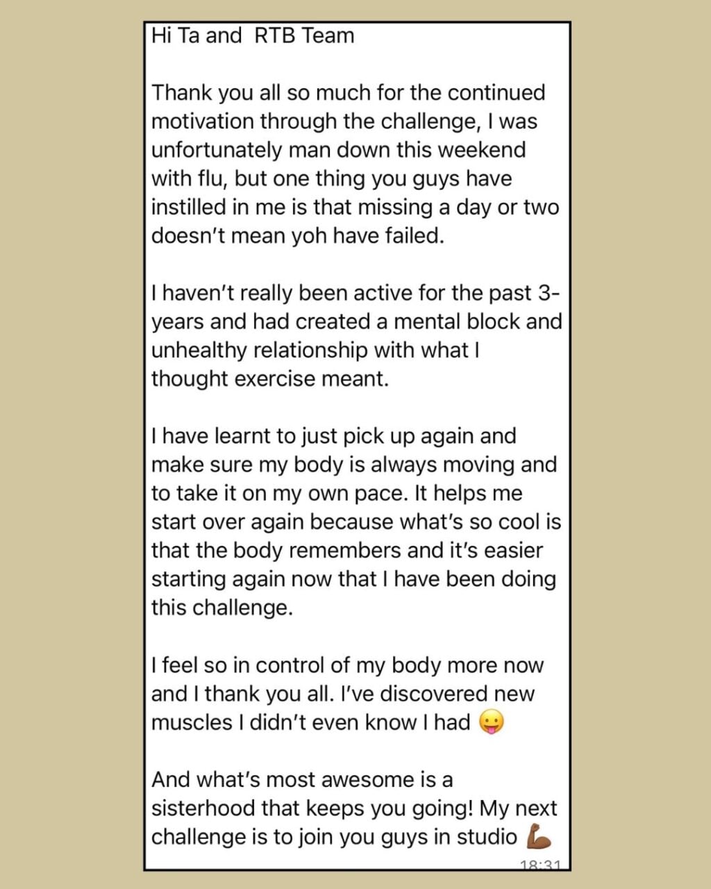 Instagram post from raisethebarreonline. This post is in position 3.